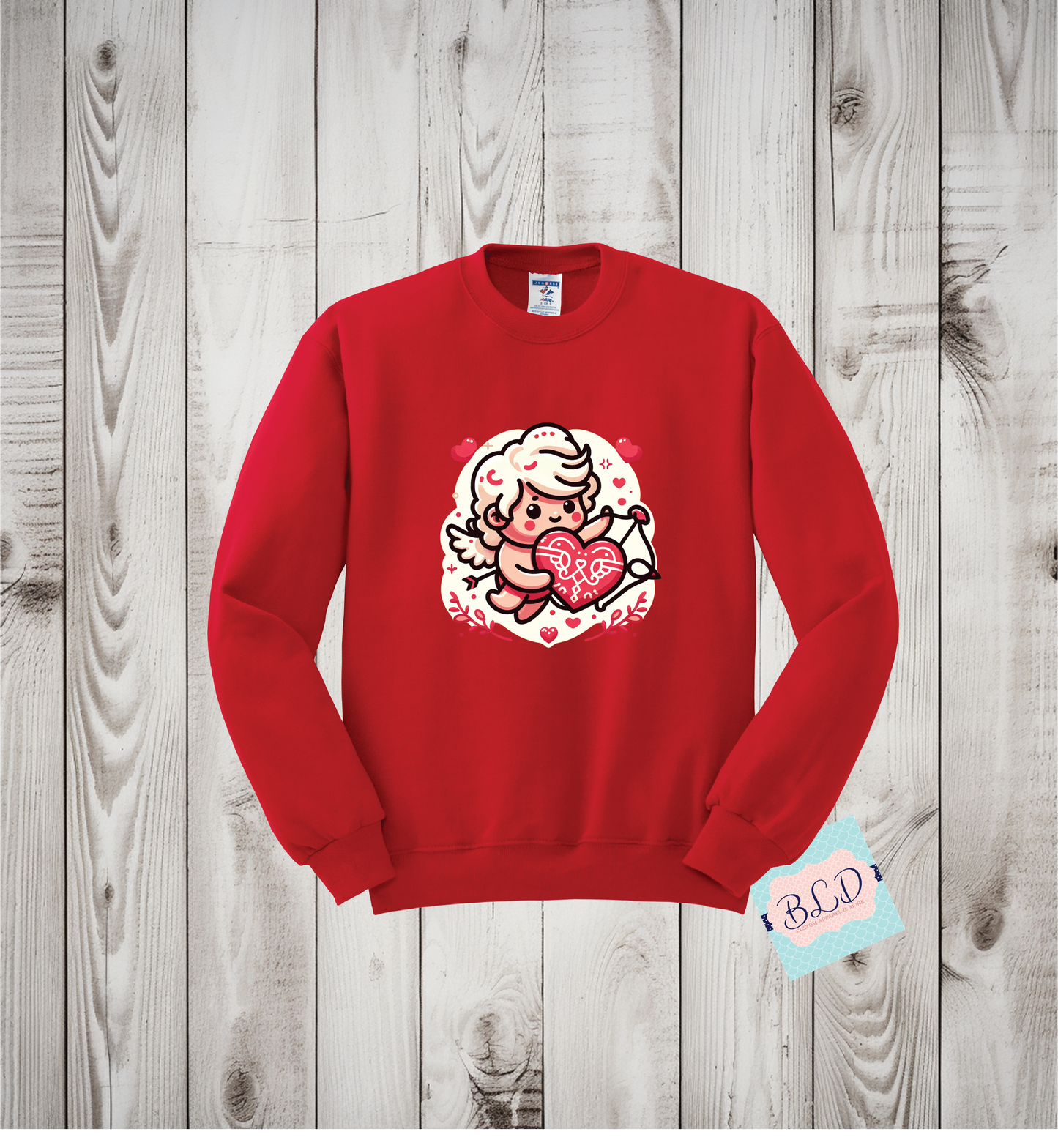 Cupid Adult Valentine's Crewneck Sweatshirt