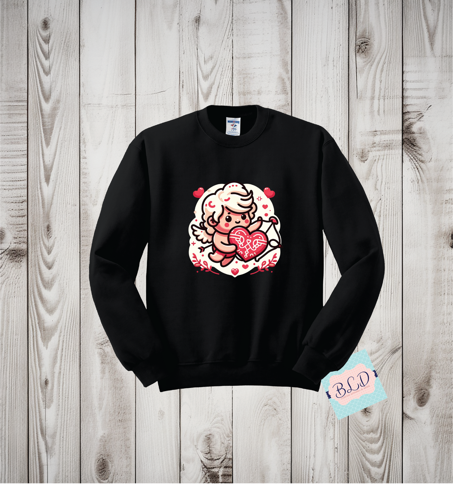 Cupid Adult Valentine's Crewneck Sweatshirt